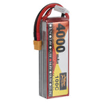 LinkMejor 14.8V 4000mAh 100C 4S LiPo Battery XT60 Plug for RC Drone