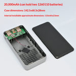 22.5W Fast Charging Module DIY Power Bank Case TFT Color Screen Digital Display 3.7V Ternary Lithium Battery Motherboard Kit