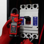 LinkMejor UT206C AC Clamp Meter 1000A 600V True RMS 6000 Counts Auto Range VFD Low-Pass Filter Diode Continuity Capacitance Tester