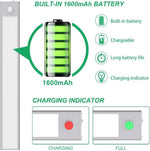 Elfeland Motion Sensor Cabinet Light Rechargeable Night Light for Closets Cabinets Kitchens Cupboards