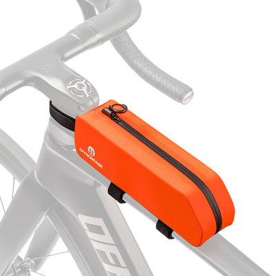 LinkMejor 2L Waterproof Bicycle Top Tube Bag Convenient Zipper Large capacity Bike Front Frame Bag with Bolt Belt for MTB Riding