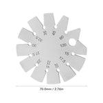 Bevel Angle Gauge Stainless Steel 15-120 Degrees High Precision Compact Protractor with Storage Box for Woodworking Cutting Tools Chisels Planer