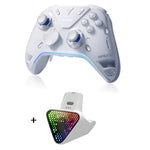 LinkMejor APEX 5 Elite Controller Force Feedback RGB Lighting Wireless bluetooth Gaming Gamepad for PC/Switch/Mobile/TV APEX5 Six Axis Function 2025 New Edition