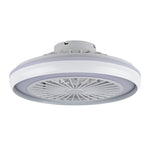 Elfeland Smart RGB LED Ceiling Fan Light 6 Fan Speeds 2H Intelligent Timing Quiet Operation Flush Design with Remote control for Home Office
