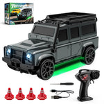 LinkMejor E86 E87 RTR 1/64 2.4G 4WD Drift RC Car SUV Mini Race LED Light Two Speed Full Scale Radio Control High-Speed Motor On-Road Racing Vehicle Model Boys Gifts Toys