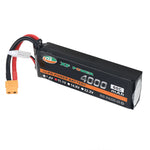 LinkMejor 11.1V 4000mAh 60C 3S LiPo Battery XT60 Plug with T Deans Plug for RC Drone