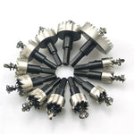 12PCS High-Speed Steel Hole Saw Set 15-50mm HSS4241 Drill Bit Alloy Metal Cutting Tool for 2mm Thick Sheets