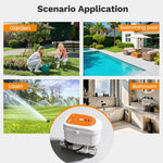 ME220FW WiFi Water Flow Temperature Control Valve DN15 1/2 Inch 0-10000L Daily Flow IP67 App Remote Control Water Timer