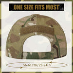 1PC Men Camouflage Tactical Baseball Cap Summer Breathable Sun Hat for Fishing Hiking Outdoor Sports