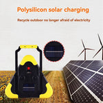 LinkMejor Solar Emergency Triangular Roadside Warning Light USB Super Bright LED Work Lights for Car Repairing Camping Hiking Hunting