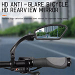 LinkMejor 1pcs MTB Reflection Mirror 360° Rotatable HD Rearview for 20-24mm Handlebar Diameter Bike Riding Accessories