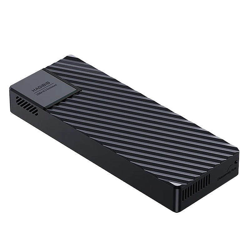 LinkMejor XL-UD1101 USB 4.0 40Gbps M.2 NVMe SSD Enclosure Compatible with Thunderbolt 4/3 USB 3.2/3.1/3.0 ASM2464 Built-in Cooling Fan External Hard Drive Case