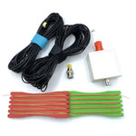 LW1650 Portable Shortwave Antenna Kit 1.6-50MHz Radio Tuner HAM 16.2M Insulated Copper Wire 9:1 Balun 6M Coaxial Cable SMA to BNC Adapter