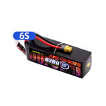 LinkMejor 11.1V 14.8V 22.2V 6200mAh 35C 60C 3S 4S 6S LiPo Battery XT60 Plug for RC Drone