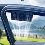 F-817 Solar Powered Car Exhaust Fan 3 Fans 2.5W Window Mount Cooling Vent USB Air Circulation Exhaust Fan