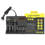 MS-889 Lithium Battery Multi-slot Charger 110-220V AA Battery 3.7V Lithium Battery 9V NiMH Battery Intelligent Charging IC Management