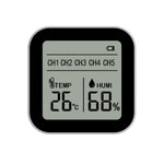 13 in 1 Tuya WIFI Intelligent Thermometer Hygrometer Indoor Accurate Temperature Humidity Gauge Monitor with Time/Calendar/Alarm Display Support Remote APP Control for Home Office