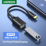 Ugreen US154 Type-C Male to USB3.0 Female OTG Adapter Cable for Phone Laptop Tablet U Disk