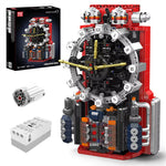 Mould King 10187 Clock Building Blocks Motorized Engine APP Controlled Functional Desk Clock Adults Children Birthday Gift