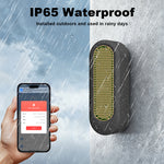 Tuya Zigbe Rain Sensor Tuya Smart IP65 Outdoor Waterproof Rain Detection Water Leak Sensor Real Time APP Monitoring Alert