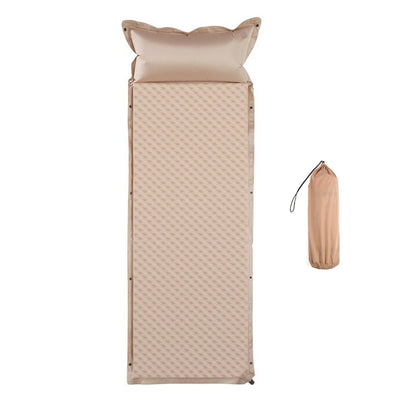 Xmund 5cm Camping Sleeping Mat, Portable Air Mattress with Pillow Thickened Floor Mat for Home Office Outdoor Camping Beach With Storage Bag
