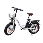 [USA DIRECT] DRVETION CT20 Electric Bike 48V 15AH Battery 750W Motor Recommended Top Speed 25KM/H 20*4.0inch Fat Tires 40-80KM Max Mileage 150KG Max Load Folding Electric Bicycle