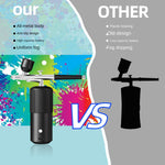 Portable Mini Airbrush with Compressor 23 psi 12V Rechargeable Wireless Airbrush for Nail Art Cake Decoration Facial Moisturizing and Model PaintingPremium Aircraft Aluminum Alloy