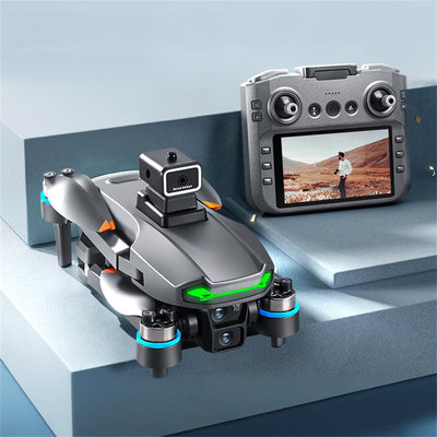 LinkMejor SG601 PRO GPS 5G WiFi FPV with 5.9inch LCD Screen Controller 720P HD Dual Camera Servo Gimbal 360° Obstacle Avoidance Brushless Foldable RC Drone Quadcopter RTF