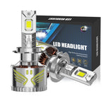 X60-Series LED Headlight Bulbs 120W 11000LM Super Bright 6500K Cool White High Low Beam Fog Light Conversion Kit
