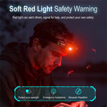 LinkMejor HP440 Aluminum Alloy Headlamp Strong Light Long Range High Light Waterproof Rechargeable Long Life Headlamp Camping Headlight