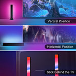 LinkMejor Smart Bluetooth Music LED Desktop RGB Light Bar Atmosphere Light Fantasy Desktop Night Lamp Competitive Game TV Pickup Background Light
