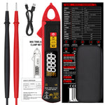 LinkMejor UX1 UX2 Digital Clamp Meter True RMS 6000 Counts AC/DC 6A/60A/100A/200A Auto Range Color Screen NCV LoZ Dual Display