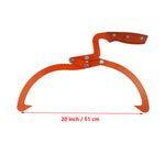 8/13/20inch Heavy Duty Stainless Steel Log Lifting Tongs 330 lbs Capacity Secure Hook Grip for Firewood Collection Brush Clearing Outdoor Wood Handling Tools