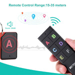 LinkMejor TH104 Wireless Key Finder RF Key Locator Pet Tracker Wallet Tracker Remote Control 1 RF Transmitter 6 Receiver