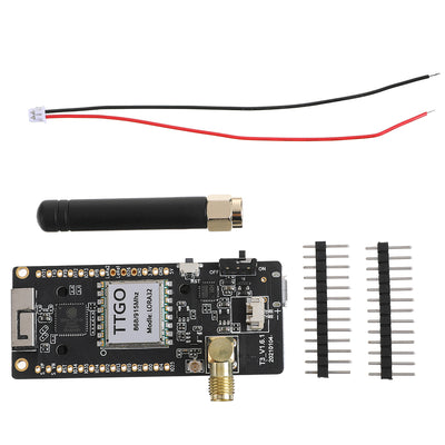LinkMejor® TTGO LoRa32 868Mhz ESP32 LoRa OLED 0.96 Inch SD Card bluetooth WIFI Wireless Module ESP-32 SMA IP5306