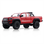 LinkMejor FCX24M for TOYOTA TACOMA RTR 1/24 2.4G 4WD RC Car Officially Licensed Two Speed Off-Road Truck LED Light All-New Metal Ladder-Frame Chassis Gears Shocks Vehicles Models Toys