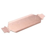LinkMejor 124017 124019 1/12 RC Spare Alloy Chassis Car Bottom Plate 1823 Vehicles Model Parts