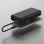 Blitzwolf BW-P22 22.5W 20000mAh Power Bank Digital Power Display External Battery Power Supply with 1 Input & 2 Outputs Support PD2.0 QC3.0 FCP Fast Charging for iPhone 16 16 Pro 15 14 13 for Huawei Mate XT for Xiaomi 15pro