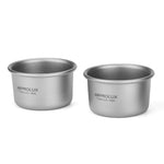 Astrolux® Ti-C1 Titanium Cup Titanium Tea Cup Outdoor Camping Tableware Drinking Mug Picnic Daily Drinkware Home Use Outdoor Backpacking Hiking