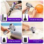 Tevorex Wireless Handheld Vacuum Cleaner 17000Pa Strong Suction Type C Rechargeable Lightweight Cleaner for Car Home