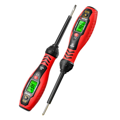 LinkMejor B19 Voltage Tester Pen Non Contact AC Voltage Detection 30-1000V Digital Display Multi Functional Insulated Handle Screwdriver Electrical Diagnostic Tool