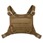Tactical Chest Bag for Men Comfy Sports Front Vest Backpack Rig Pouch for Hiking Cycling Outdoor Camping Fishing Hunting Travel