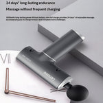 Lenovo Deep Tissue Massage Gun with Storage Case 99 Speed Levels 8 Massage Heads LCD Display Type-C Rechargeable Quiet Muscle Massager
