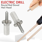 Woodworking Adjustable Dowel Maker Jig 7mm-18mm Carbide Blade Double-edged Cutting Aluminum Alloy Electric Drill Milling Tool