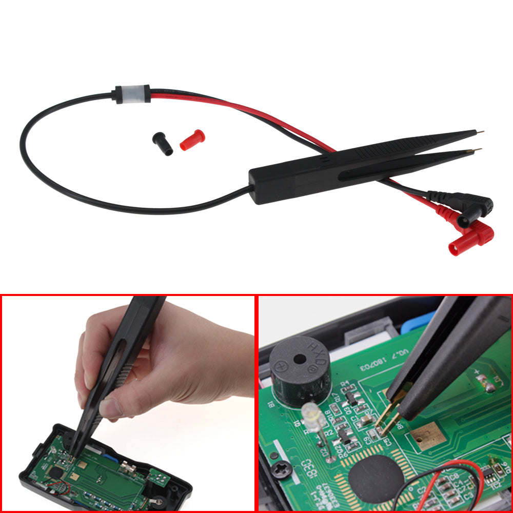 LinkMejor SMD Chip Component LCR Testing Tool Multimeter Pen Tweezer