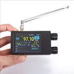 Portable All Band Shortwave Radio Receiver AM FM LW MW SW TEF6686 2.8 inch IPS Touch Screen Aluminum Alloy Case ESP32 Bluetooth WiFi 5000mAh Rechargeable DSP USB Type C SMA Antenna Stereo Speaker Headphone Jack