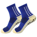 1 Pair Men's Anti-Slip Sport Socks Football Soccer Basketball Tennis Outdoor Grip Cycling Riding Comfortable Non-Slip Design