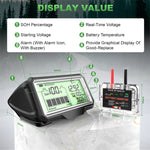 LinkMejor BM200 PRO 12V LED Car Battery Tester Monitor Head-Up Display Waterproof SOH SOC Charging Battery Capacity Analyzer Tools
