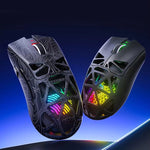 LinkMejor SC620 Tri-Mode Hollow Wireless Gaming Mouse 12000 DPI 8 Buttons RGB Lightweight Ergonomic Programmable Gamer Mice for PC Laptop Computer