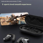 F8 TWS Wireless bluetooth 5.4 Earphone 16.2mm Wool Paper Diaphragm 360° Panoramic Sound ENC Call Noise Cancelling Low Delay AI Translation Earhooks Waterproof Sports Headphones